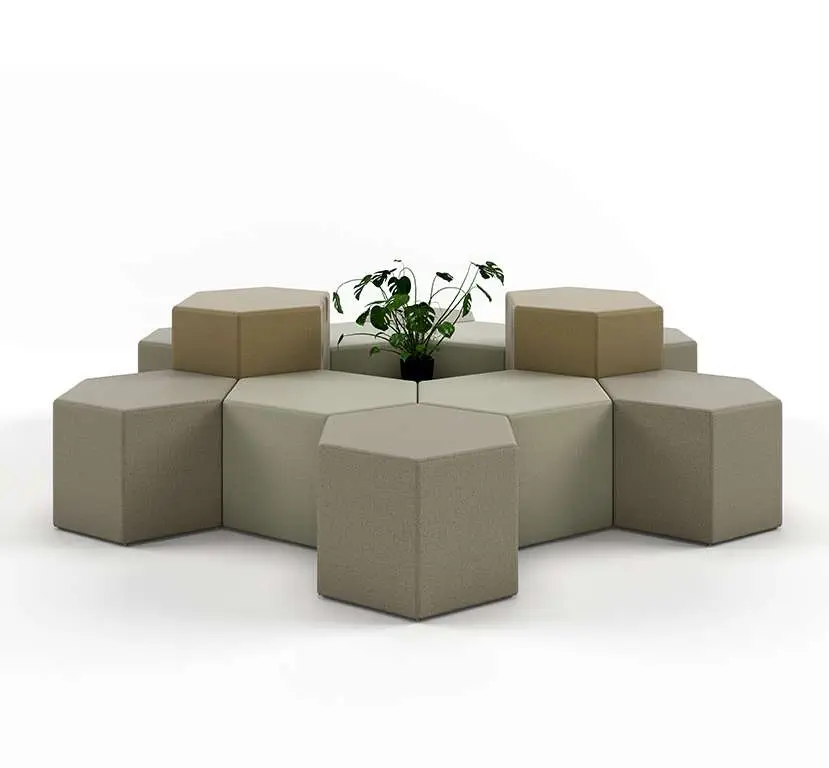 Hexagonal Ottomans