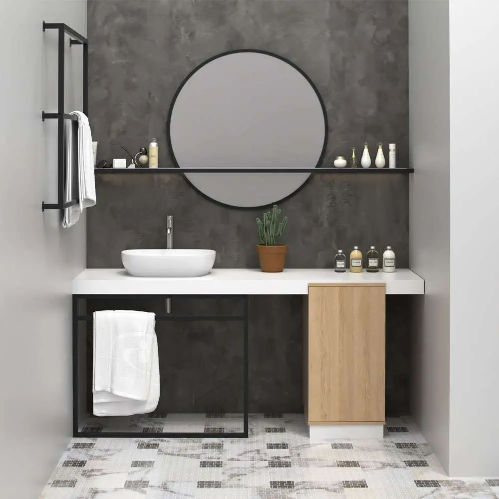 Vanity with Single Door Unit