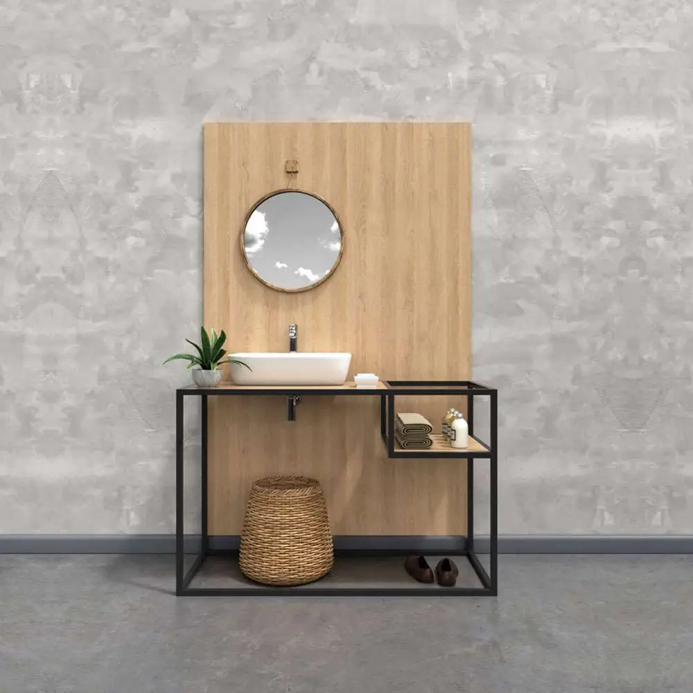 Vanity Unit with Accent Shelf