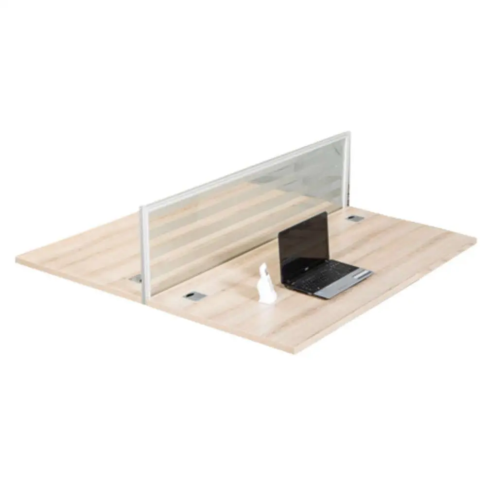 Glass Desk Based Screen 24mm
