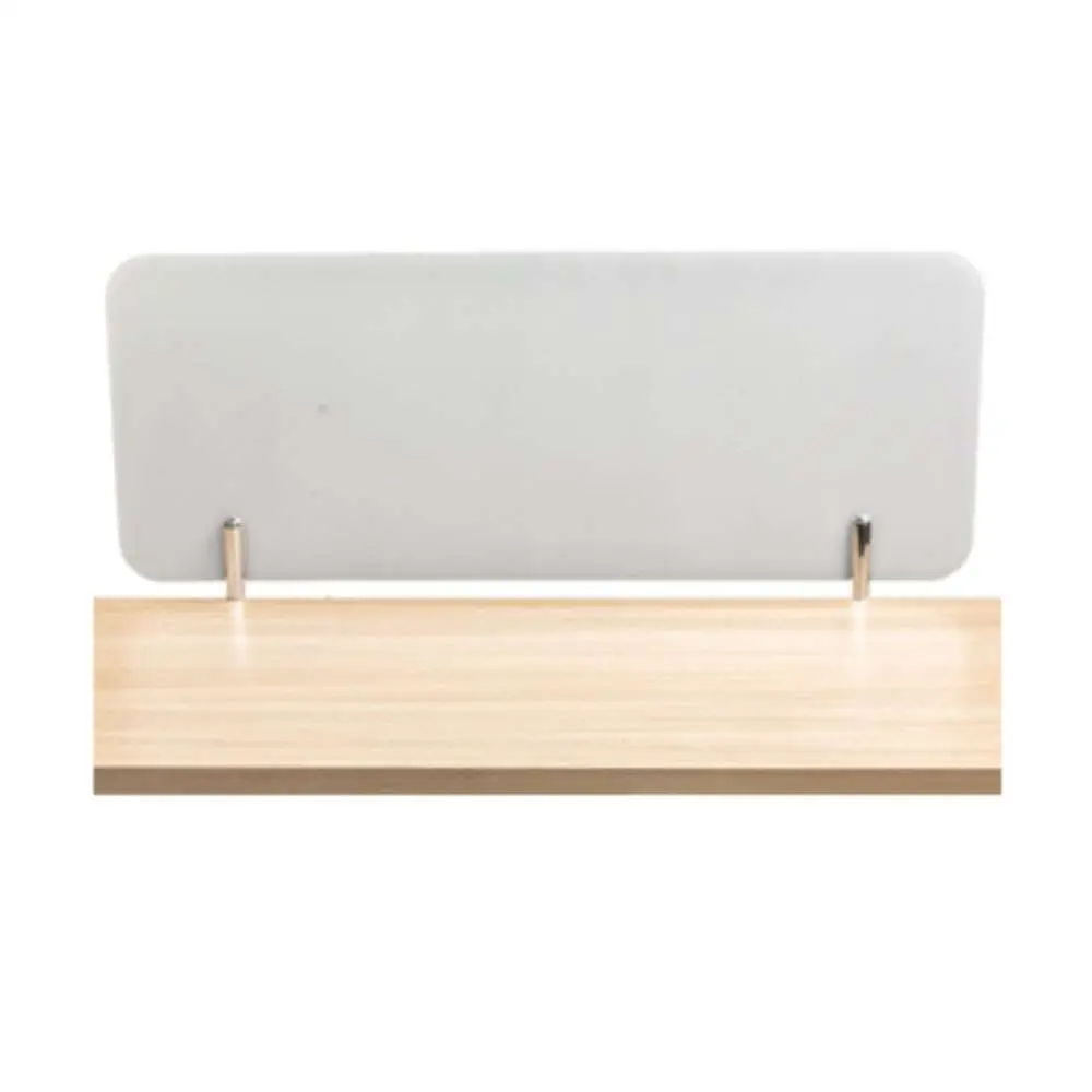 Perspex Desk Based Screen on Bullets